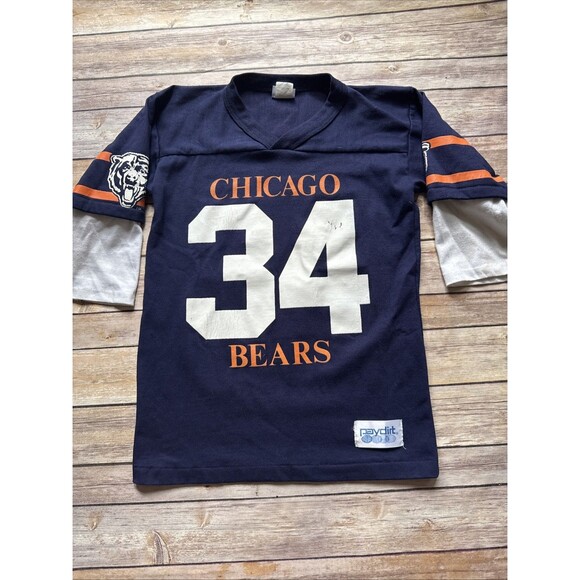 Vintage 80s Chicago Bears Walter Payton Shirt Youth Medium Size USA Medium - Picture 1 of 10